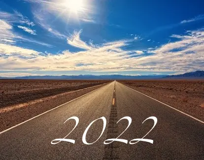 Open road highway leading off into the distance